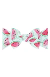 Baby Bling Babies' Printed Knot Headband In Cool Melon