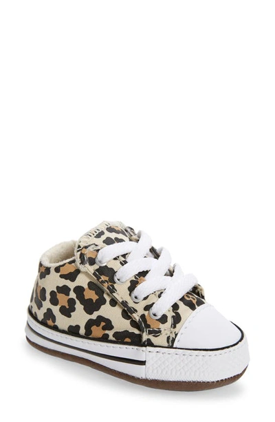 Converse Baby Girl's Animal Print All Star Cribster Sneakers In Brown Camo