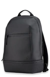 Vessel Signature 2.0 Faux Leather Backpack In Pebbled/ Croc Black