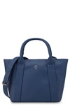 Vessel Signature 2.0 Faux Leather Mini Tote In Pebbled Navy