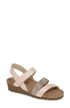 Naot 'krista' Sandal In Pearl Rose Leather