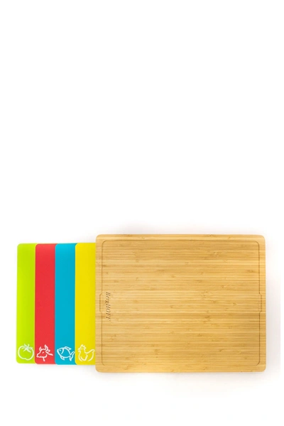 Berghoff Bamboo 5-piece Cutting Board Set In Brown