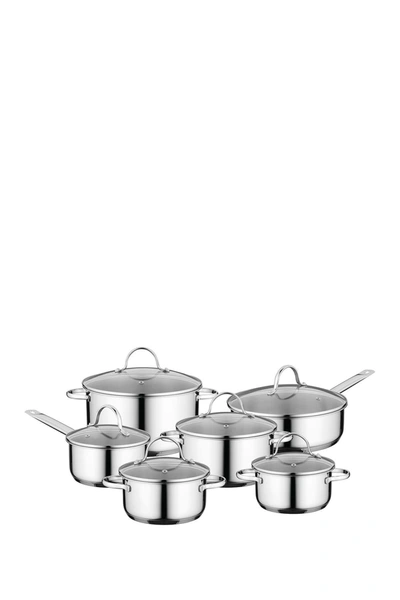 Berghoff Comfort 12-piece Stainless Steel Cookware Set In Silver