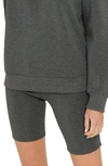 Grey Lab Bike Shorts In Charcoal