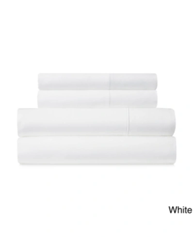 Addy Home Fashions Luxury 1000 Thread Count Cotton Rich Sateen 4-piece Sheet Set Bedding In White