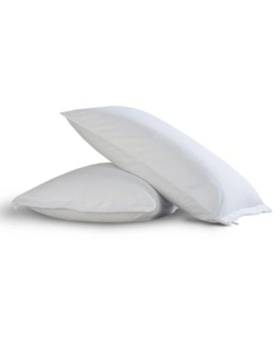 Fresh Ideas All-in-one Pillow Protector With Bed Bug Blocker 2-pack, King In White