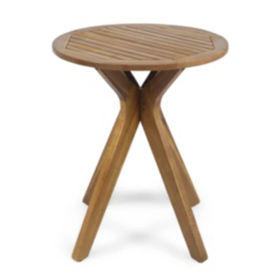 Noble House Stamford Outdoor Bistro Table (x - Base) In Teak