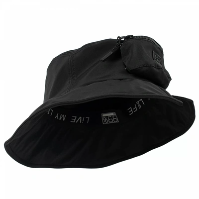 99% Is Nylon Pocket Bucket Hat In Black