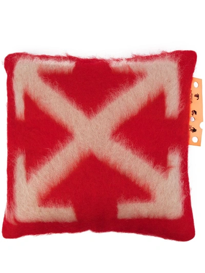 Off-white Cny Small Pillow In Red