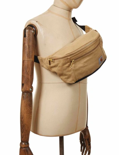 Carhartt Canvas Hip Bag In Brown