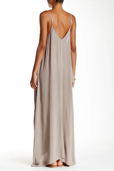 Love Stitch Gauze Maxi Dress In Cement | ModeSens