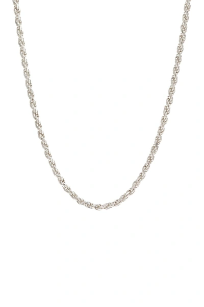 Best Silver Inc. Sterling Silver Rope Chain 20"