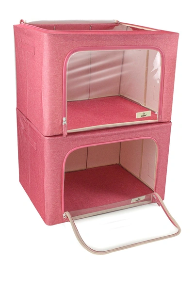 Sorbus Pink Window Storage Box