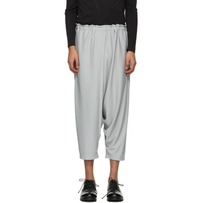 132 5. Issey Miyake Taupe Basic Trousers In 11 Ltgray
