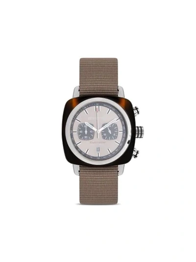 Briston Watches Clubmaster Sport Chrono 42mm In Brown