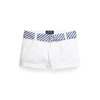 Polo Ralph Lauren Kids' Toddler Girls Belted Stretch Chino Shorts In White