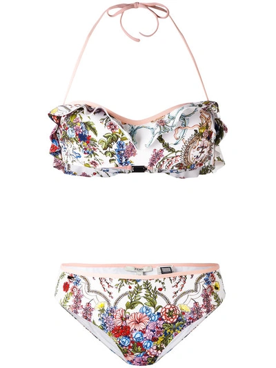 Fendi Floral Print Bikini | ModeSens