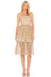 Alice And Olivia Alice + Olivia Alma Embroidered Lace Party Dress In Nocolor