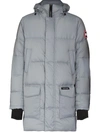 Canada Goose Mens Boulder Grey Armstrong Quilted Shell-down Parka Jacket Xl In Grau