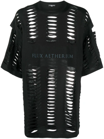 Raf Simons Black Peter De Potter Edition 'flux Aetherium' T-shirt