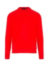 Loro Piana Men's Castlebay Crewneck Cashmere Sweater In R05d Aurora Red