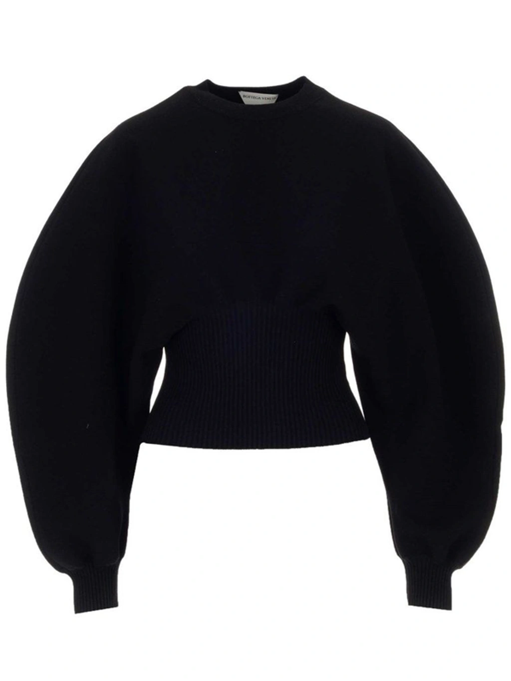 【美品】 Bottega Veneta Sweaterコットン ニット 黒 P00998603.jpg