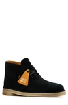 Clarksr Clarks(r) Desert Chukka Boot In Black/ Black Suede