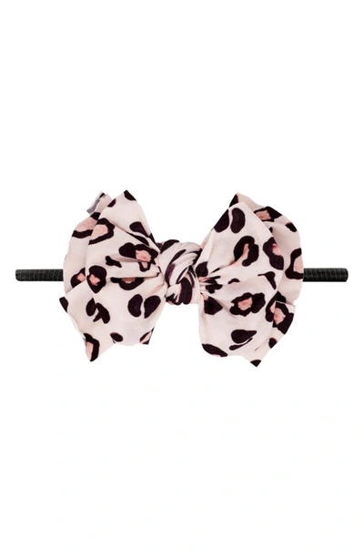 Baby Bling Babies' Fab Bow Headband In Wildcat/ Black Band