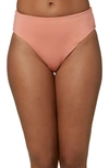 O'neill Maxwell Saltwater Solid Bikini Bottoms In Canyon Clay