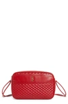 Saint Laurent Womens Red Victoire Quilted-leather Camera Bag In Rouge/eros