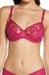 Chantelle Lingerie Champs-elysees Underwire Bra In Magenta