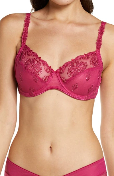 Chantelle Lingerie Champs-elysees Underwire Bra In Magenta