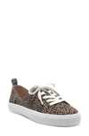 Lucky Brand Women's Dansbey Woven Lace-up Sneakers Women's Shoes In Eyelash Leather