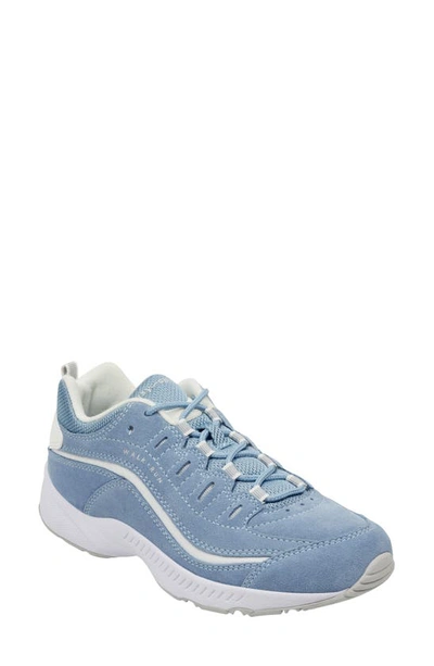 Easy Spirit Women's Romy Round Toe Casual Lace Up Walking Shoes Women's Shoes In Light Blue