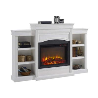 Ameriwood Home Lamont Mantel Fireplace In White