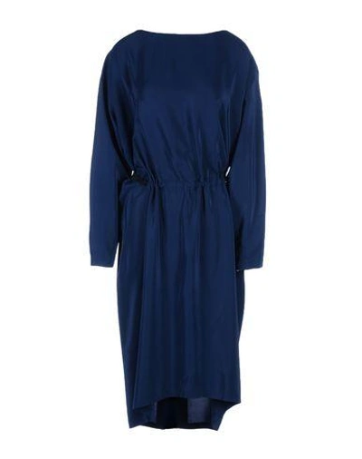 Cedric Charlier Knee-length Dress In Dark Blue