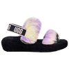 Ugg Oh Yeah Tie-dye Faux Shearling Slingback Slippers In Magnolia