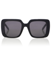 Dior Oversized Square Acetate Sunglasses In Black