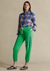 Ralph Lauren Polo Sport Fleece Sweatpant In Neon Green