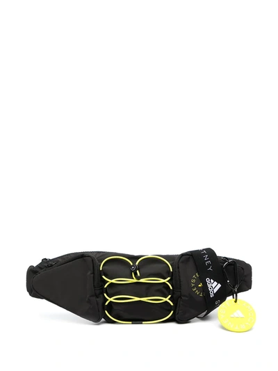 Adidas By Stella Mccartney Logo-print Belt Bag In Black
