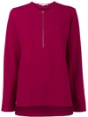 Stella Mccartney Arlesa Stretch-crepe Top In Hot Pink
