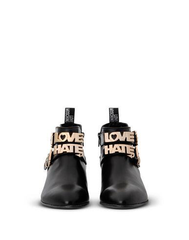 Love Moschino Ankle Boot In Black | ModeSens