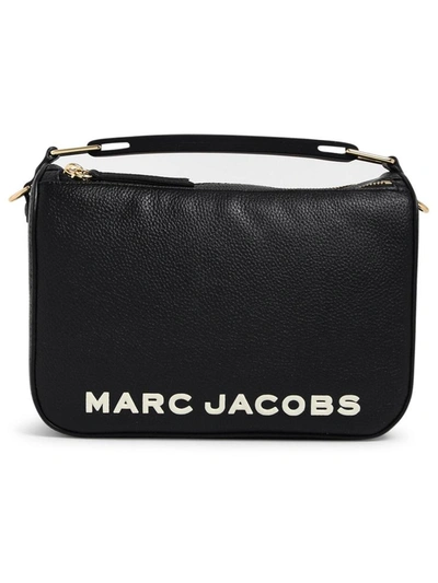 Marc Jacobs Yellow The Soft Box 23 Bag In Black