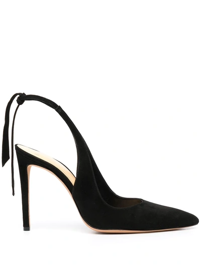 Alexandre Birman Clarita Suede Pumps In Black