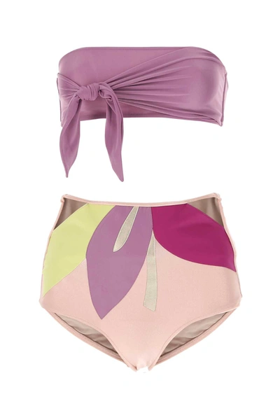 Adriana Degreas Multicolor Stretch Nylon Bikini  Nd  Donna M In E0266