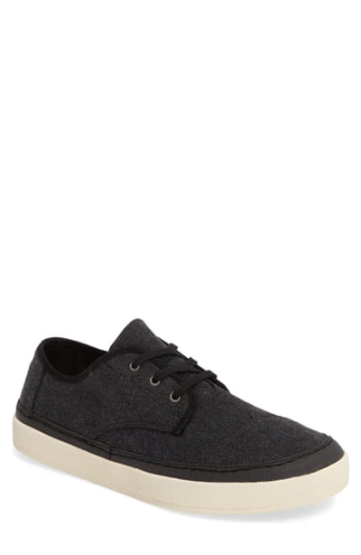 Toms Paseo Chambray Sneakers In Black Cham
