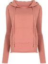 Nili Lotan Janie Hoodie In Earth Rose In Pink