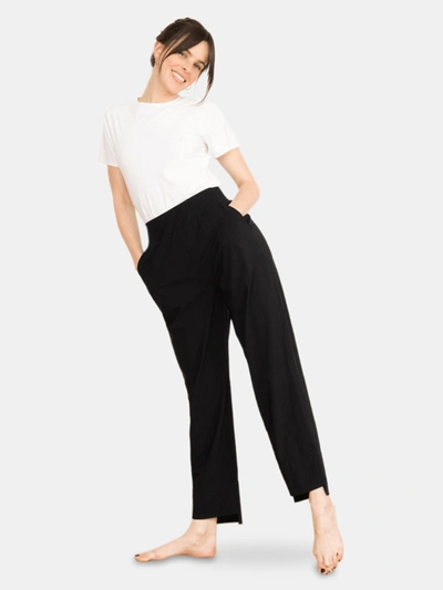 Aday Straight Up Pant In Black