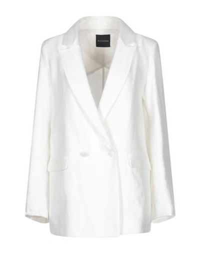 Actualee Suit Jackets In White