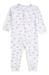 Coco Moon Babies' Aloha Zip Romper In Multi